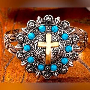 NEW Cross Cuff Bracelet